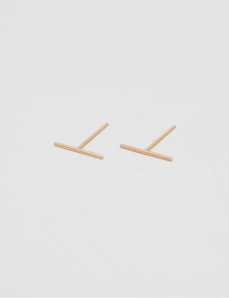 UNEVEN LINE - EARRINGS - AB_UL_E1-G