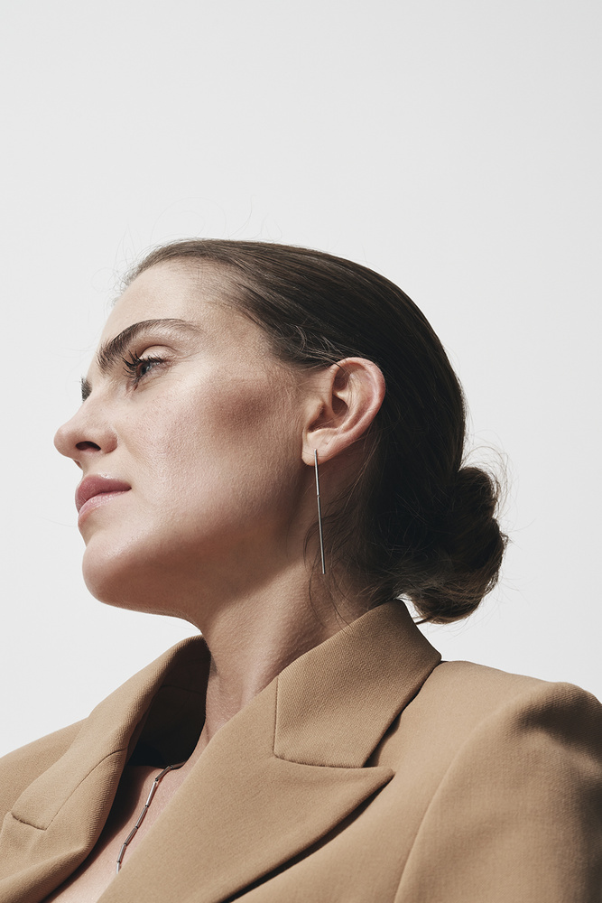 UNEVEN LINE - EARRINGS - AB_UL_E2