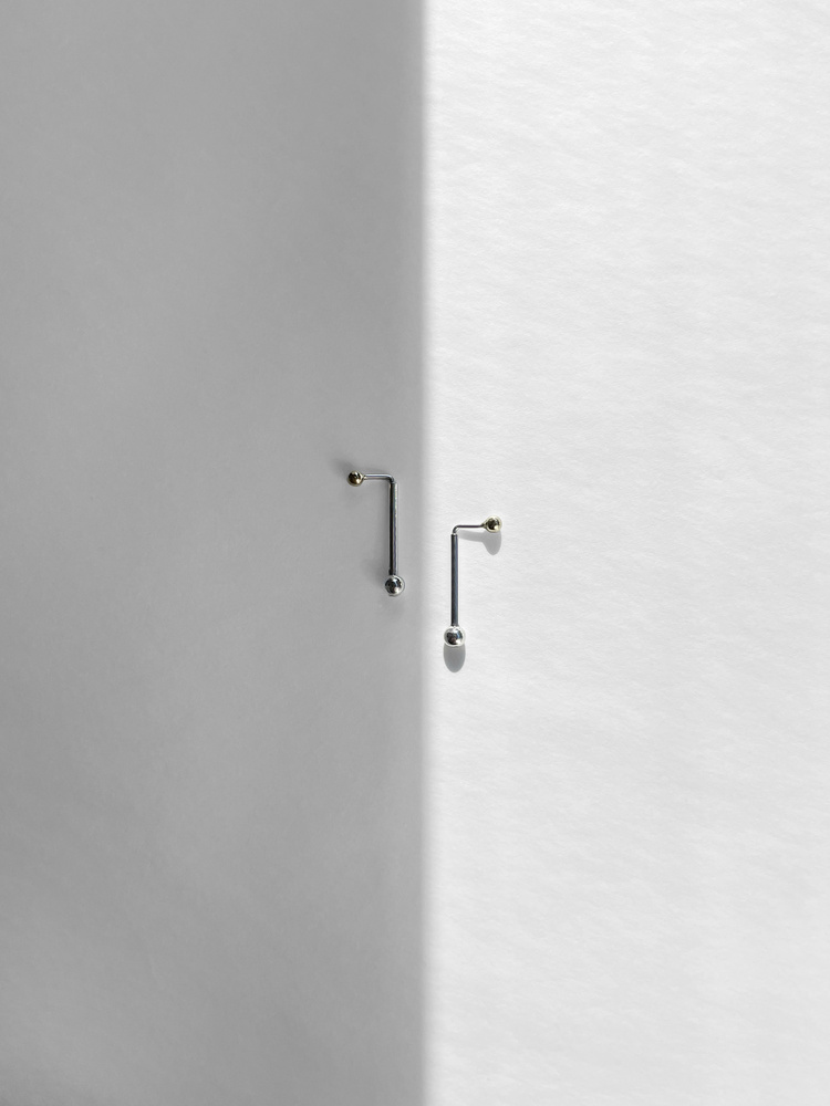 POINT LINE - EARRINGS - AB_PL_E4-G