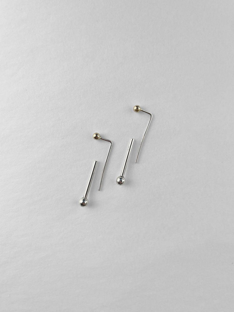 POINT LINE - EARRINGS - AB_PL_E4-G