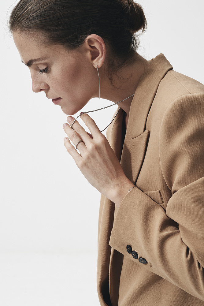 UNEVEN LINE - EARRINGS - AB_UL_E2