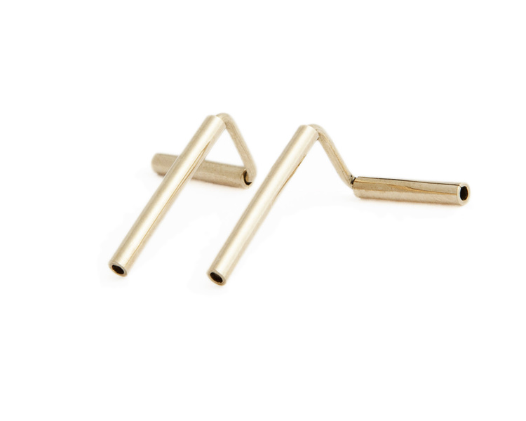 LIGHT LINE - EARRINGS - AB_LL_E2-G