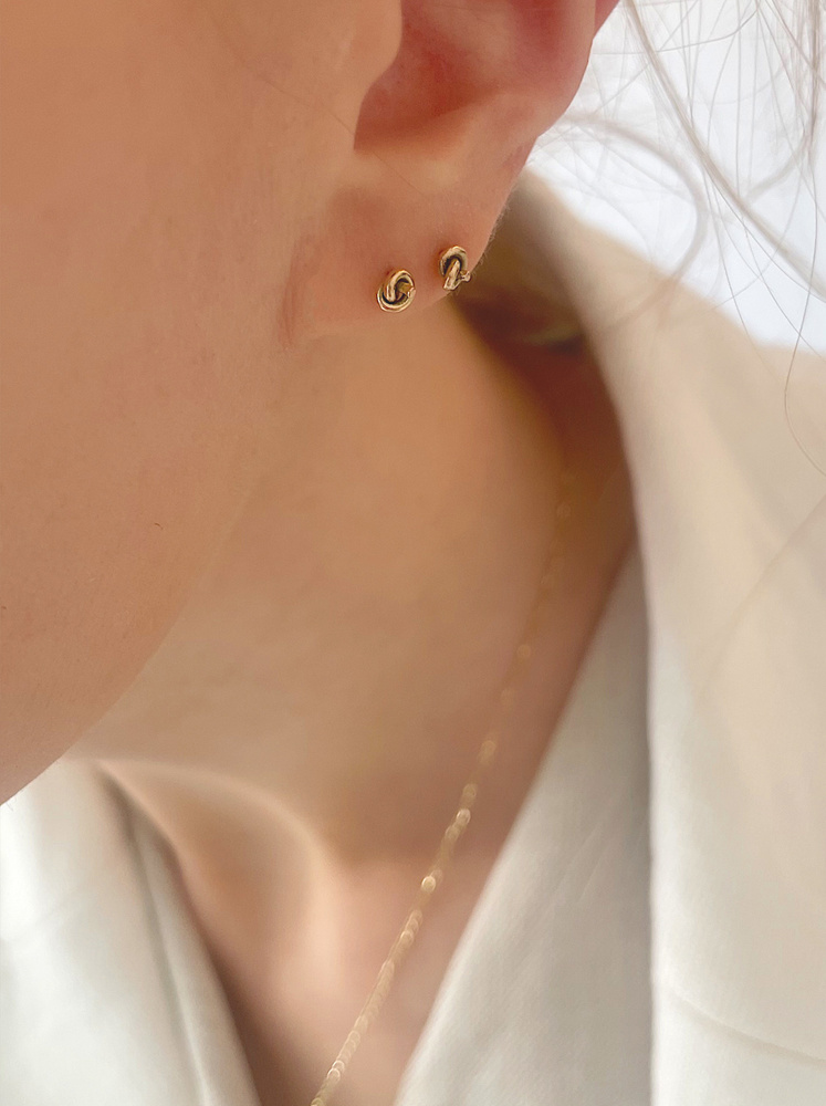 KNOT LINE - EARRINGS - AB_KL_E1-G