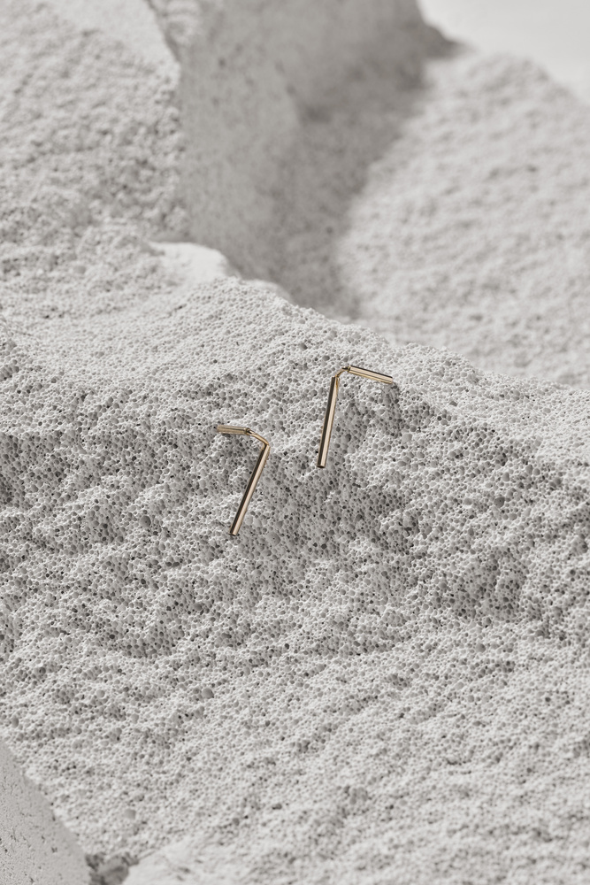 LIGHT LINE - EARRINGS - AB_LL_E2-G