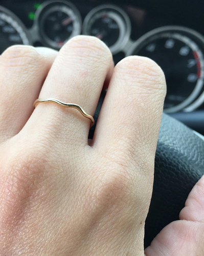 WAVE LINE - RING - AB_WL_R2-G