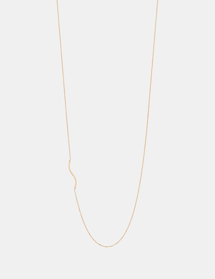 WAVE LINE - NECKLACE - AB_WL_N1-G