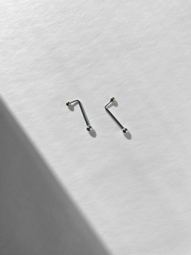 POINT LINE - EARRINGS - AB_PL_E4-G