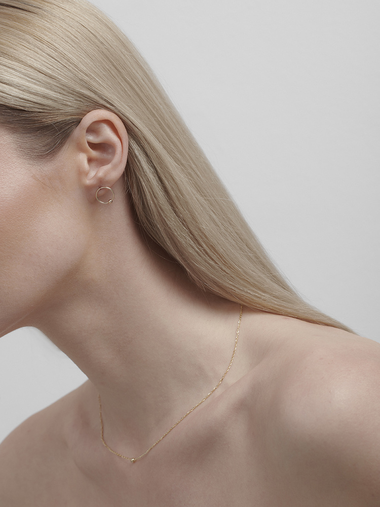 POINT LINE - NECKLACE - AB_PL_N1-G