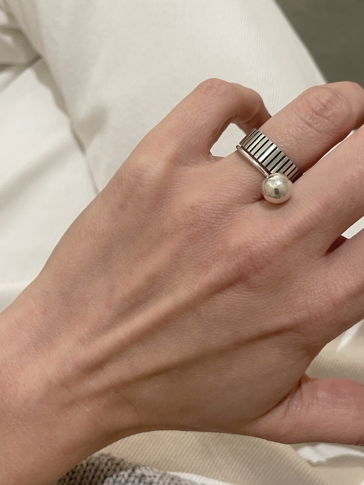 RYTHM LINE - RING - AB_RH_R2 - BLACK